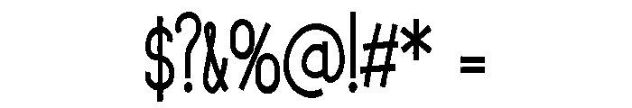 PN Stinkbomb Condensed Font OTHER CHARS