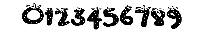 PN Strawberry Pillow Expanded Font OTHER CHARS
