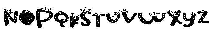 PN Strawberry Pillow Expanded Font UPPERCASE