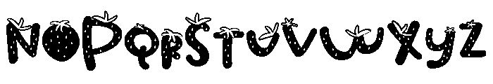 PN Strawberry Pillow Font UPPERCASE