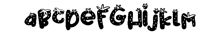 PN Strawberry Pillow FONT