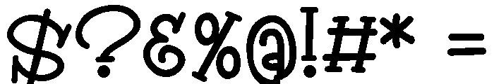 PN Taco Time Font OTHER CHARS