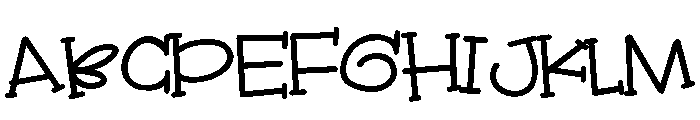 PN Taco Time Font UPPERCASE