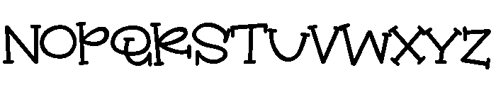 PN Taco Time Font UPPERCASE