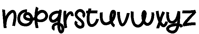 PN Teashop Bold Font LOWERCASE