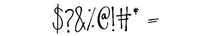PN Thingamabob Font OTHER CHARS