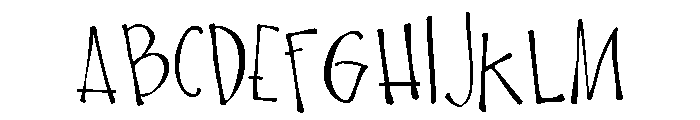 PN Thingamabob Font UPPERCASE