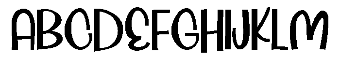 PN Tootsweets Bold Font UPPERCASE