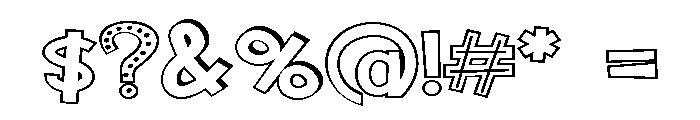 PN Trick or Treats Expanded Font OTHER CHARS