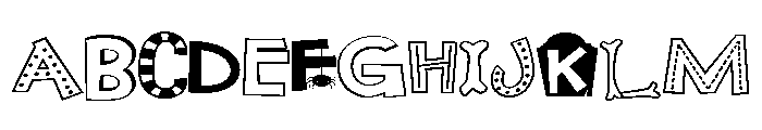 PN Trick or Treats Expanded Font UPPERCASE