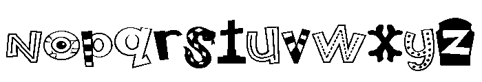 PN Trick or Treats Expanded Font LOWERCASE