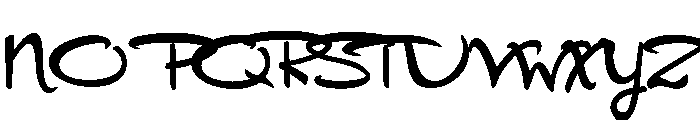 PN Twitterpated Bold Font UPPERCASE