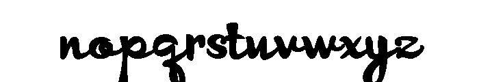 PN Twitterpated Bold Font LOWERCASE