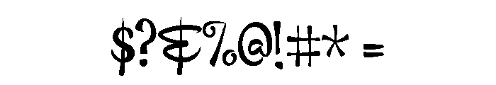 PN Twitterpated Condensed Font OTHER CHARS