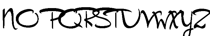 PN Twitterpated Condensed Font UPPERCASE