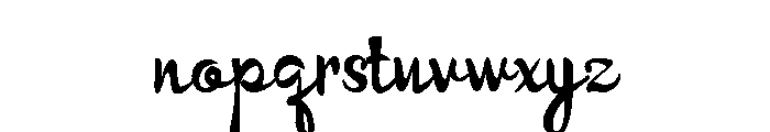 PN Twitterpated Condensed Font LOWERCASE