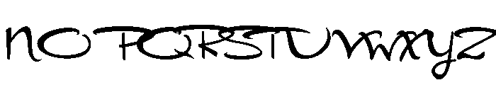 PN Twitterpated Expanded Font UPPERCASE