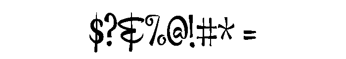 PN Twitterpated Extra-condensed Font OTHER CHARS