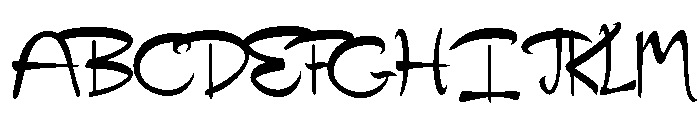 PN Twitterpated Extra-condensed Font UPPERCASE