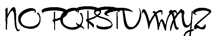 PN Twitterpated Extra-condensed Font UPPERCASE