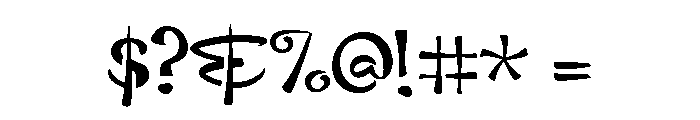 PN Twitterpated Stencil Font OTHER CHARS