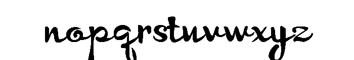 PN Twitterpated Stencil Font LOWERCASE