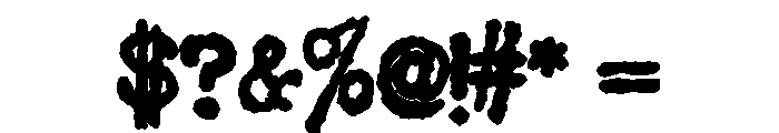 PN Underdog Bold Font OTHER CHARS