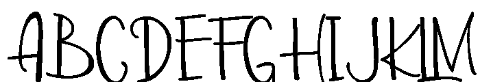 PN Valentine Print Font UPPERCASE