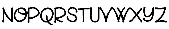 PN Whats Next Font UPPERCASE