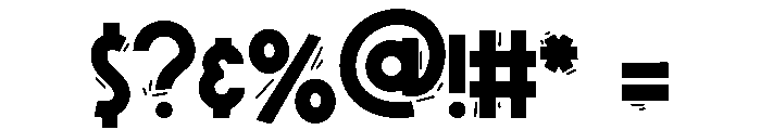 PN Wiggle Shammy Font OTHER CHARS
