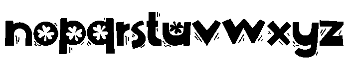 PN Wiggle Shammy Font LOWERCASE