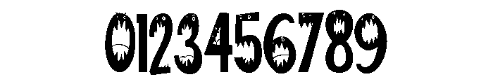 PN Wild Monster Condensed Font OTHER CHARS