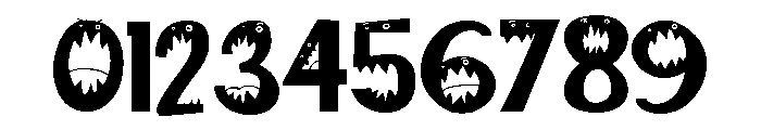 PN Wild Monster Expanded Font OTHER CHARS