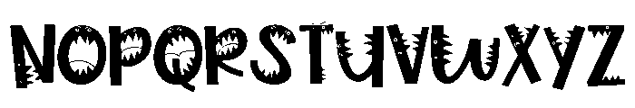 PN Wild Monster Expanded Font UPPERCASE
