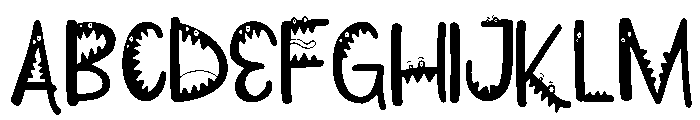 PN Wild Monster Script Condensed Font UPPERCASE