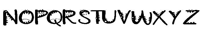 PN Wild Monster Script Expanded Font UPPERCASE