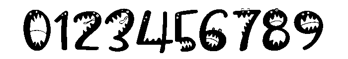 PN Wild Monster Script Font OTHER CHARS