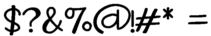 PN Wild Monster Script Font OTHER CHARS