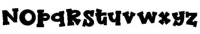 PN Wiper Bold Font LOWERCASE