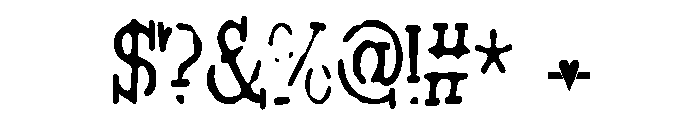 PNCupidsLove Font OTHER CHARS