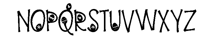 PNFireflyEggHunt Font UPPERCASE