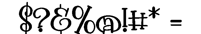 PNGibberish Font OTHER CHARS