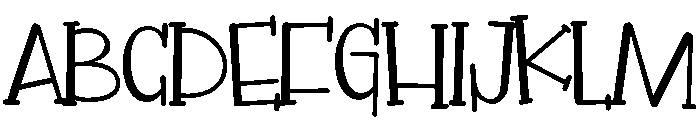 PNGibberish Font UPPERCASE