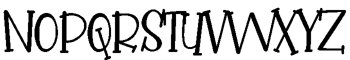 PNGibberish Font UPPERCASE