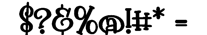 PNGibberishBold Font OTHER CHARS