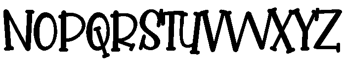 PNGibberishBold Font UPPERCASE