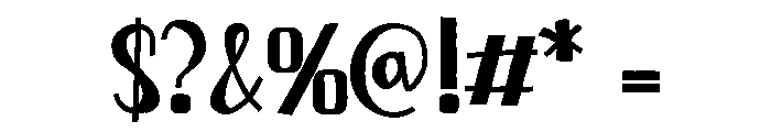 PNLicketySplit Font OTHER CHARS