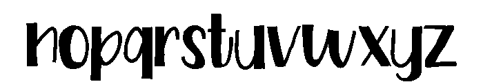 PNLicketySplit Font LOWERCASE