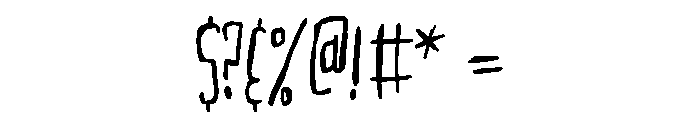 PNMartianChild Font OTHER CHARS