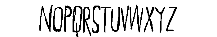 PNMartianChild Font UPPERCASE